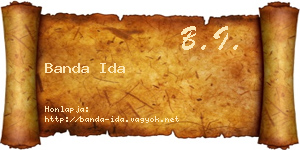 Banda Ida névjegykártya